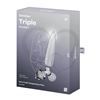 Triple Crystal 1 Dildo y plug de cristal